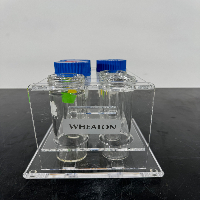 Wheaton Plastic Tube Rack w/ Tubes image 2